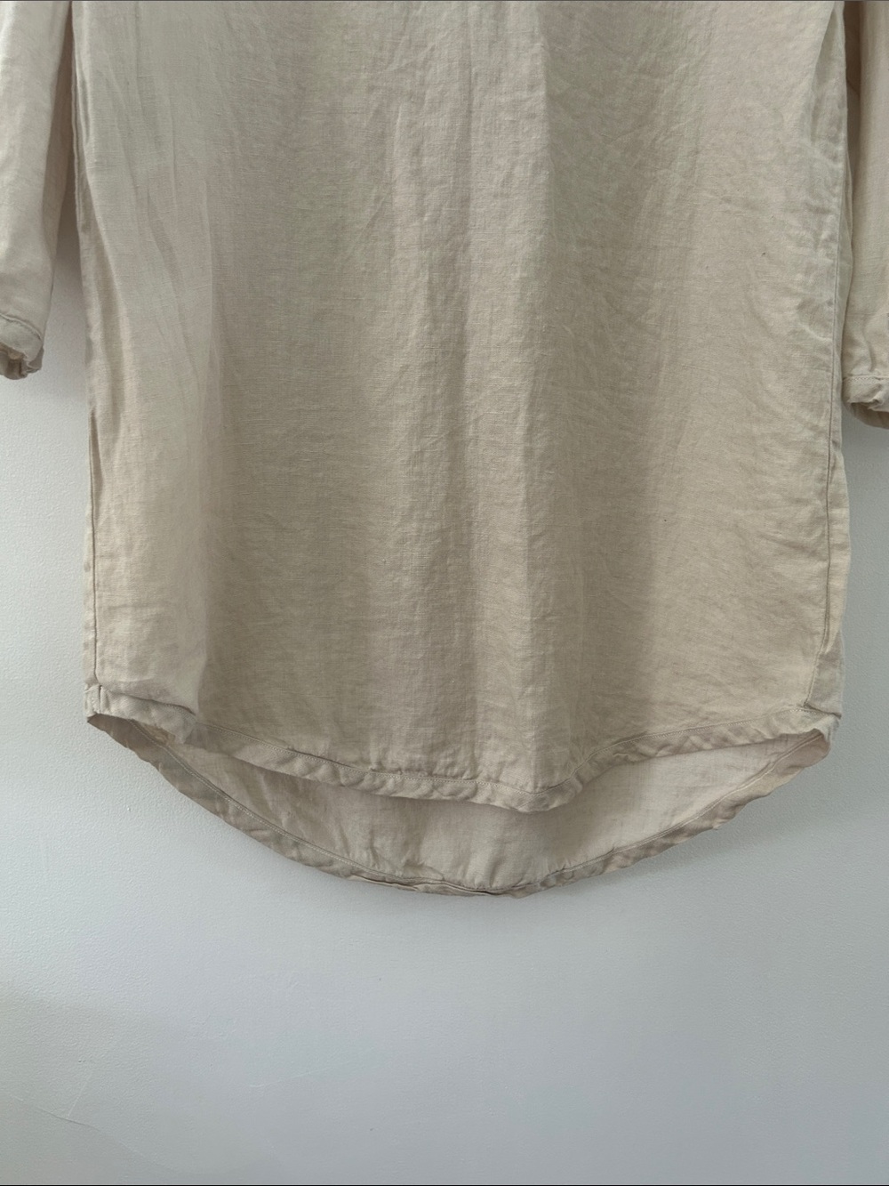 Parachute Linen House Dress Size Medium Midi Oversized Comfy Tunic/Nightshirt - Picture 14 of 15
